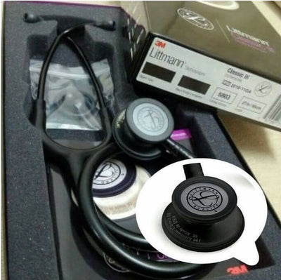 3M™ Littmann® Classic III™ Monitoring Stethoscope full black addition